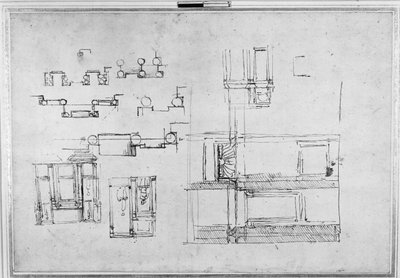 Studien für das Medici-Grabmal, ca. 1520 von Michelangelo Buonarroti